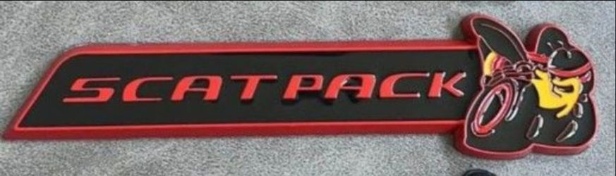 New Scat Pack Badge grill or fender see all 12 picturess sold separately SHIPPING AVAILABLE