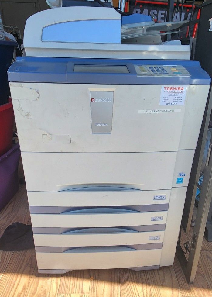Toshiba e-STUDIO 655 Monochrome Laser Copier
FOR PARTS or REPAIR
READ EVERYTHING PLEASE