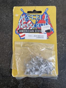 American Civil War miniature figures,  U12-1 Iron Brigade Command set. ( pick up only )