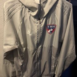 Fc Dallas Grey Rain Jacket