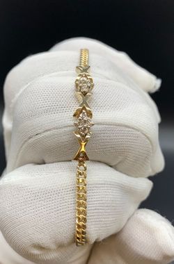 DIAMOND CUBAN LINK BRACELET #34025