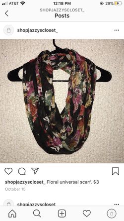 Floral scarf