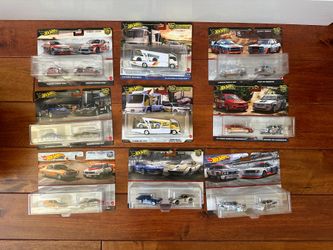 Hot wheels premium 2 pack and team transport