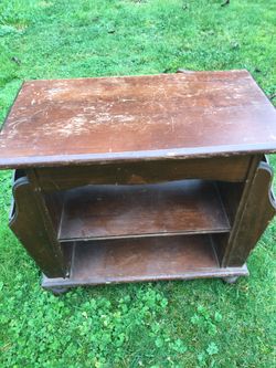 Antique end table