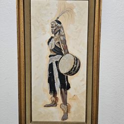 Original Signed Painting by G. Rudolph – Framed (27” x 14”)