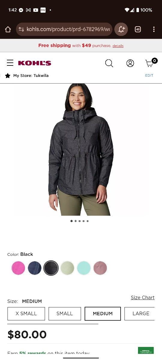 Columbia Lillian Ridge ii Rain Jacket
