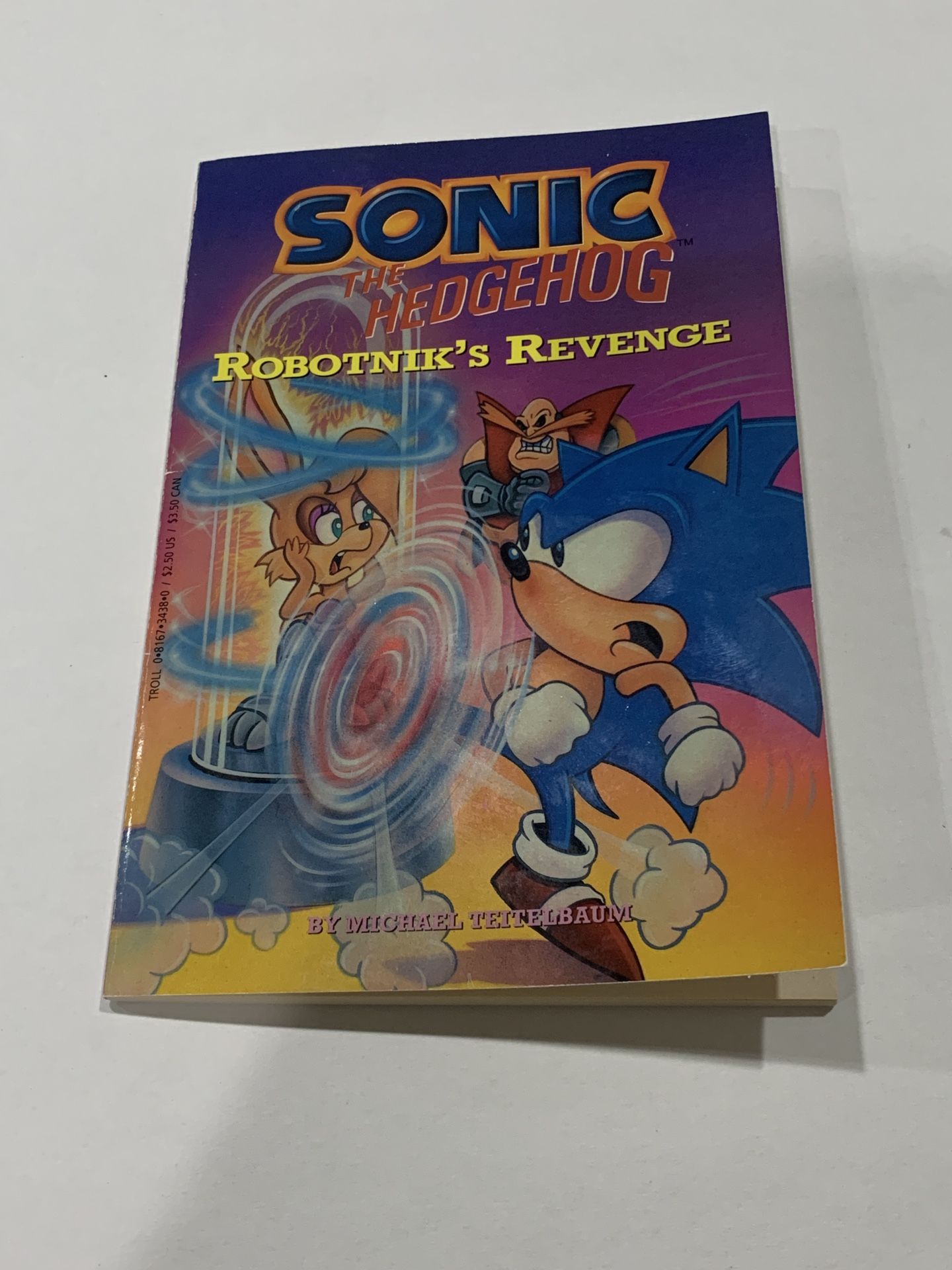 SONIC THE HEDGEHOG ROBOTNIK’S REVENGE 1994 BOOK