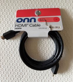 Onn 6ft HDMI Cable Optimized 4k UHD Resolution   New