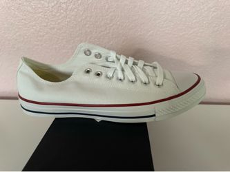 New converse all star white ox top men size 4.5 / women 6.5