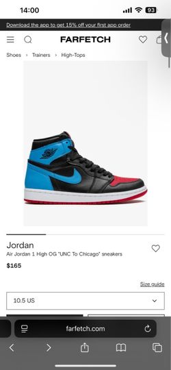Air Jordan 1 High OG "UNC To Chicago" sneakers