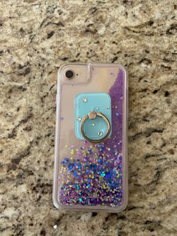 IPhone 8 waterfall case and ring holder