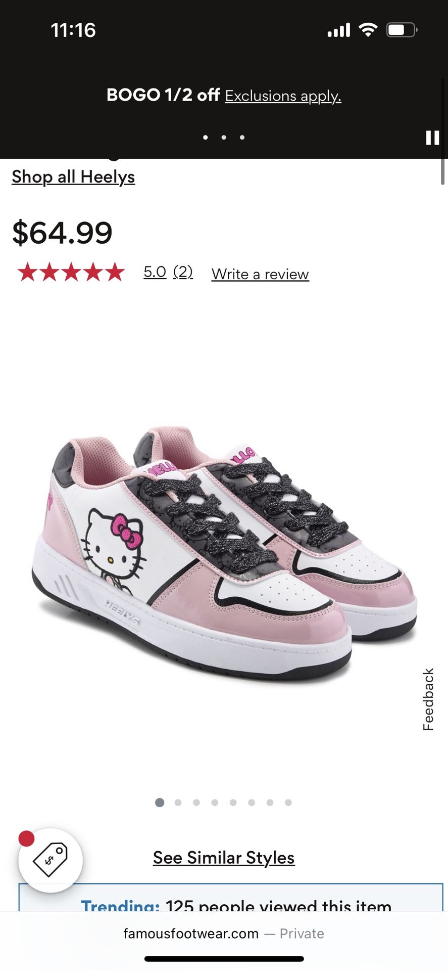 Hello Kitty Heelies
