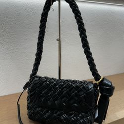 Bottega Veneta Città Intrecciato Leather Shoulder Bag