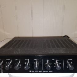 TOA 500-Series A-512A Six-Channel 120W Audio Power Amplifier / Mixer