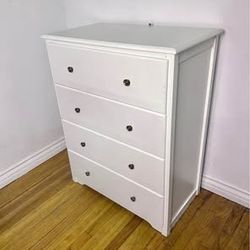 Used White 4 Drawer Tall Dresser
