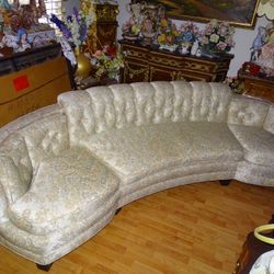Big Italian Vintage Sofa Retro