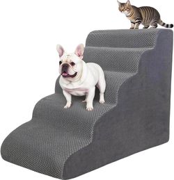 5 Step Dog & Cat Stairs for Small Medium Large XL Non-Slip Waterproof