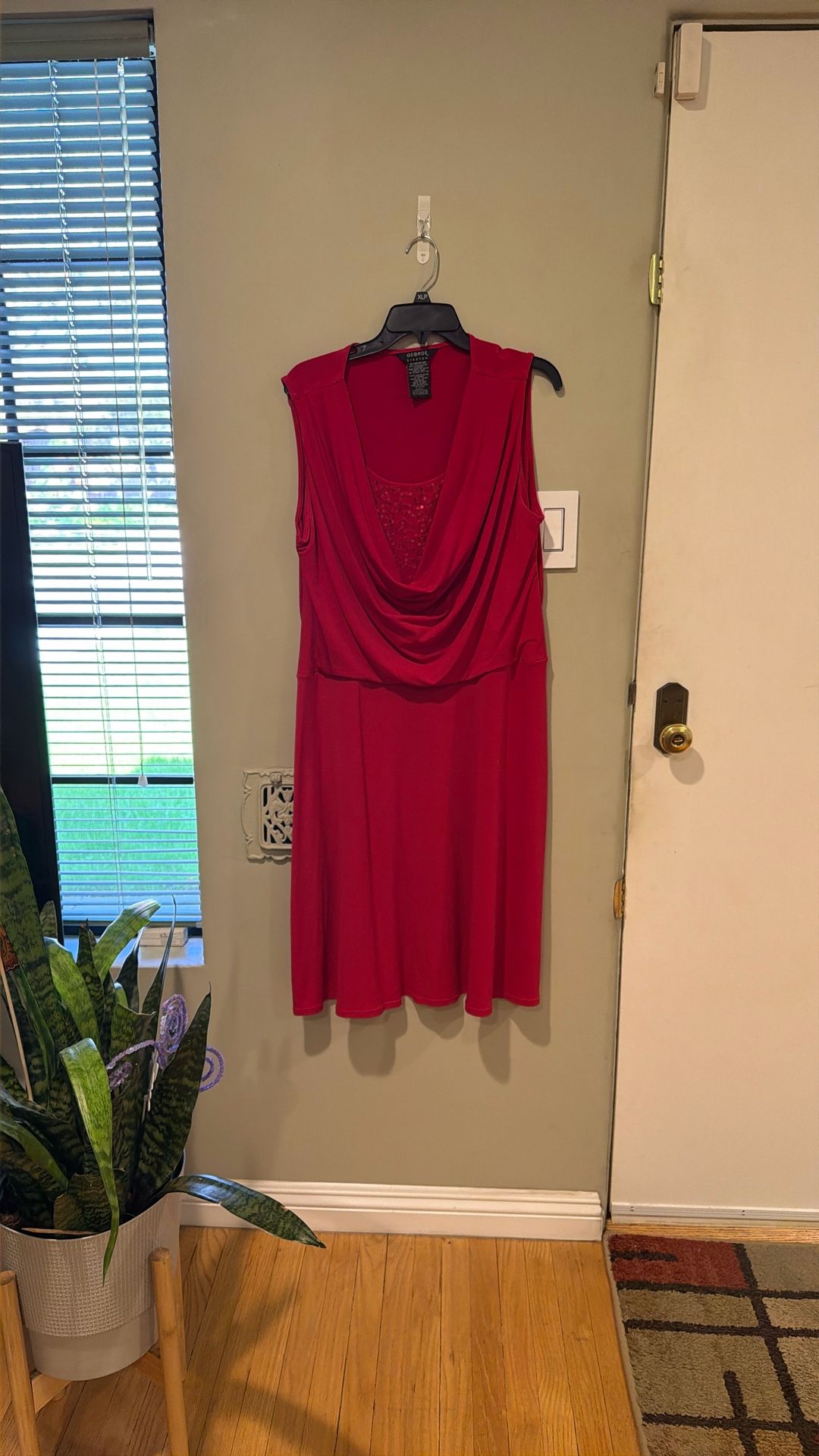 Women Red Dress Size XL