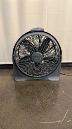 Lasko Cyclone Gray Floor Fan with Timer