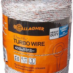 Turbo Wire White 9 Strand Conductor Wire - 1312 Feet- BRAND NEW . BRAND NEW 