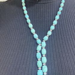 Persian Turquoise & Diamond Necklace
