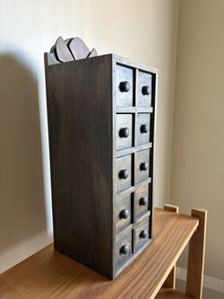Wood Spice Cabinet