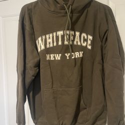 Whiteface New York Ski Hoodie – Men’s XL – Olive Green – Worn Once