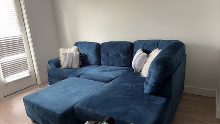 Blue Sectional