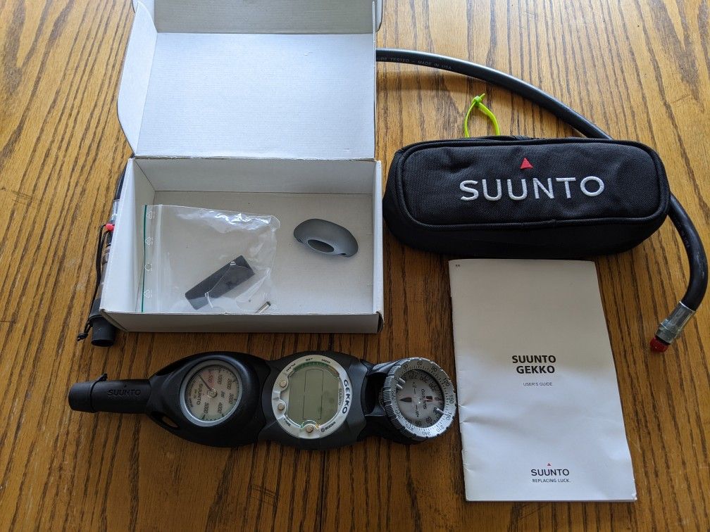 Suunto Gekko Dive Computer with Lots Of Extras
