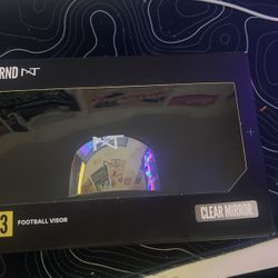 Nxtrnd Clear Mirror Football Visor