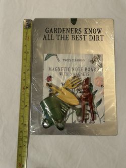New Magnetic message note board gardeners know the best dirt magnets gift hang