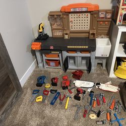 Kids Workshop,  Utility Bench and Tools