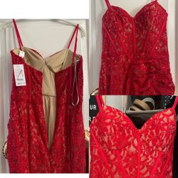 Red Prom Dress NEW (originally $240)