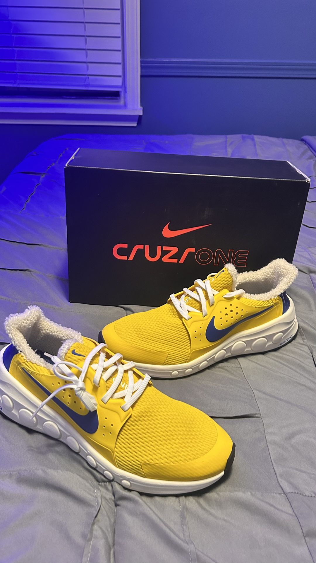 Cruzome Shoes Yellow Authentic 