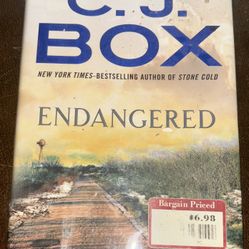 Endangered By CJ Box Hardcover(A Joe Picket Novel) NY Times Bestselling Author 