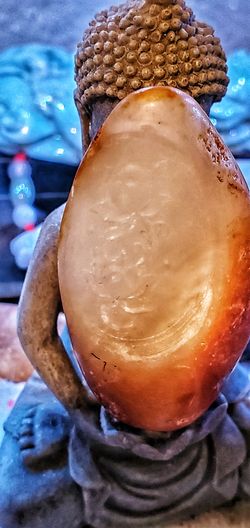 Hand carved white raw jade pendant carving