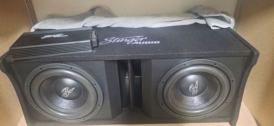2 12" subwoofers and amp