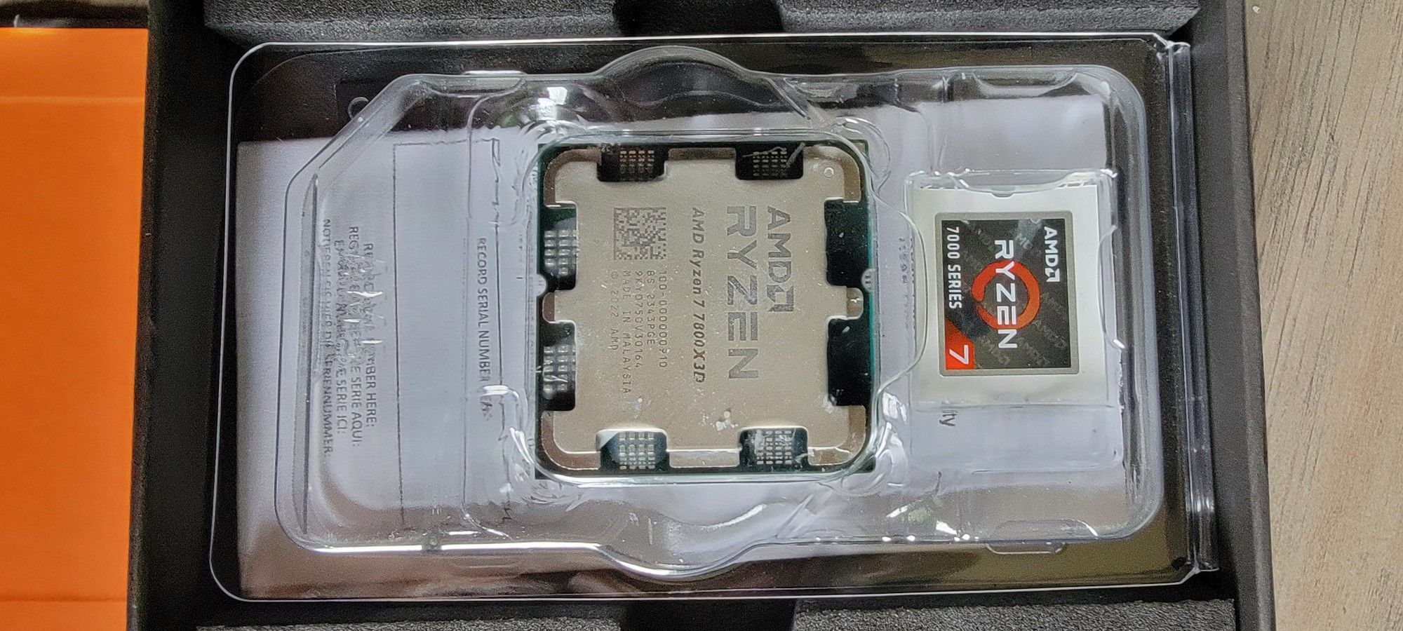 AMD Ryzen 7800x3d CPU