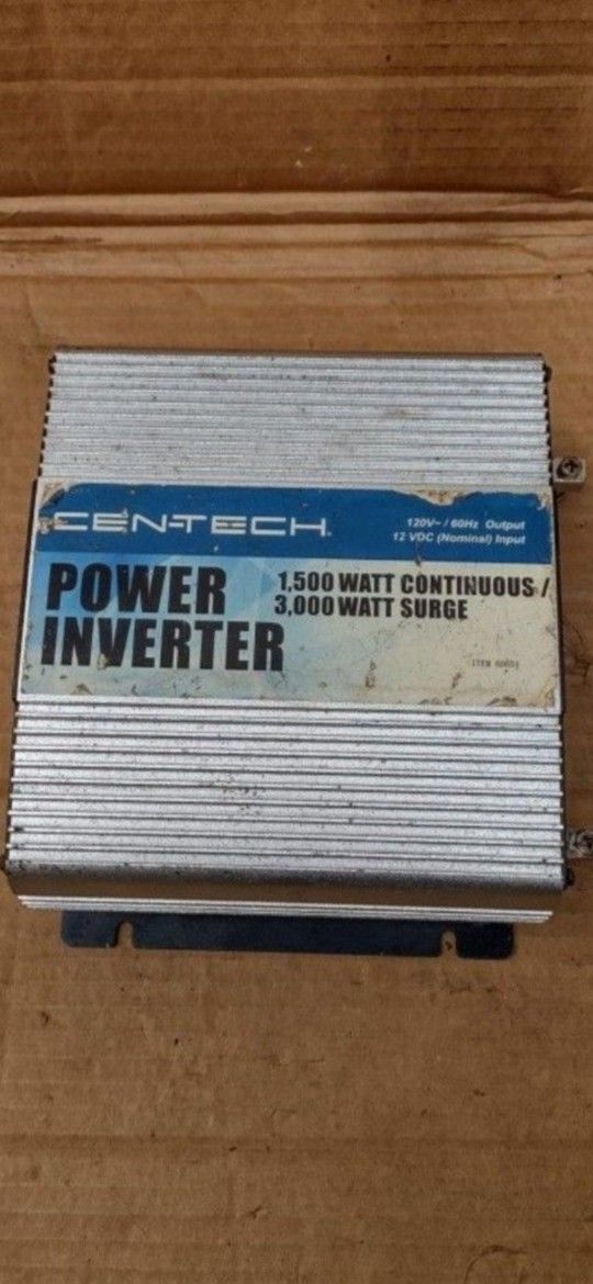 Power Inverter 1,500/3,000 (It's Available)