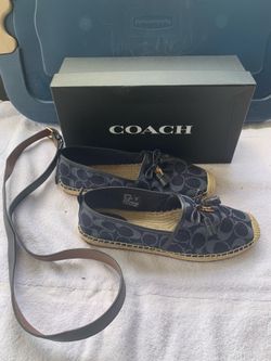 Coach shoes with belt