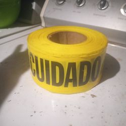 Caution Tape English And Spanish 