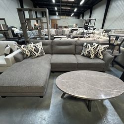 2pc Grey Sectional