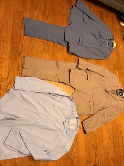 Men's Suits 40R/40W and Stafford Dress Shirt Bundle