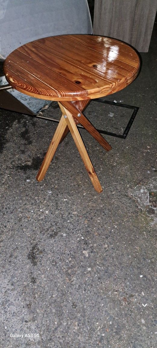 Wooden End Table