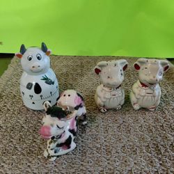 FOUR PIECES COW COLLECTION 