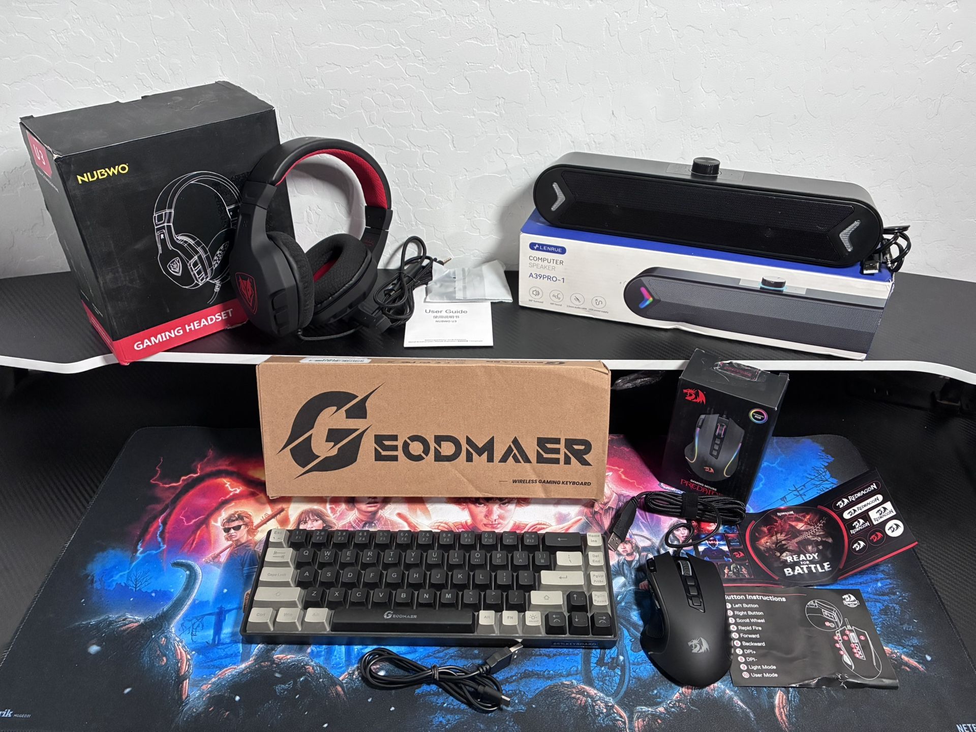 Gaming Bundle, Black-Grey