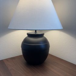 Large Black Table Lamp