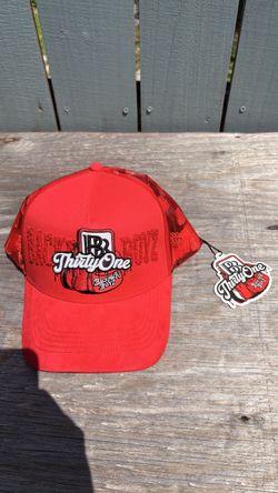 31 HATS X BACKBACK BOYZ LA MOCHILA RED SNAPBACK HAT