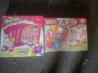 Shopkins bingo and 5 puzzles