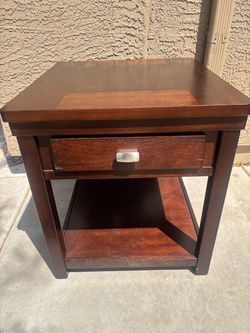 Beautiful solid wood end table